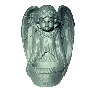 Statue Ange Gardien avec Coupelle – Déco spirituelle apaisante - Pépite3D